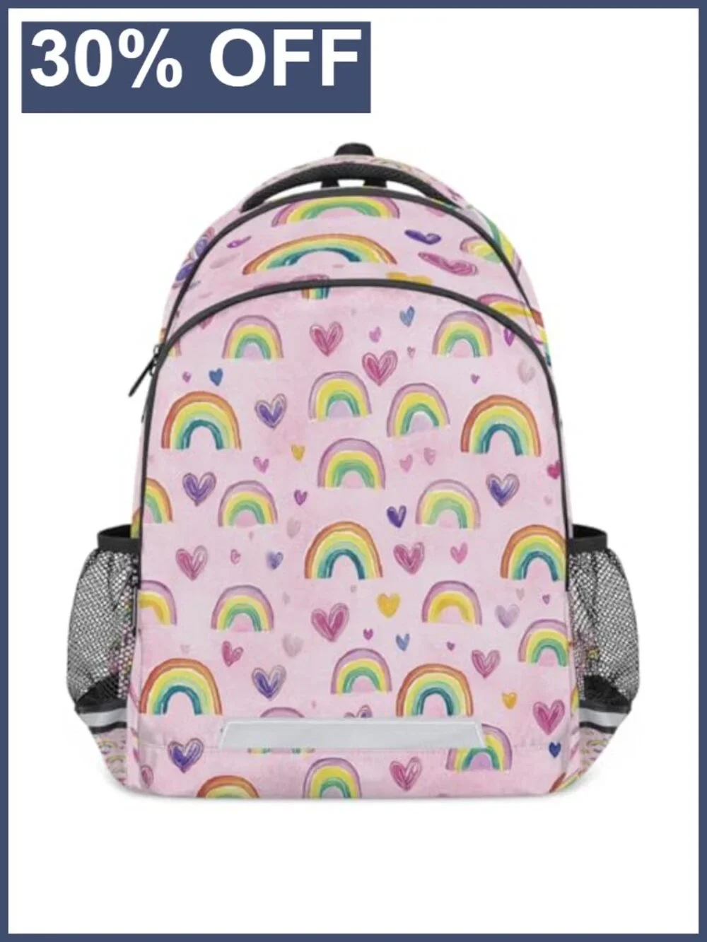 Kids Backpack Laptop School Daypack Polyester Adjustable Straps 16.7 Inch